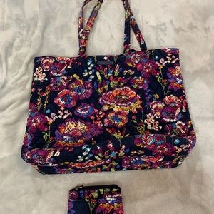Vera Bradley Tote and Coin Bag